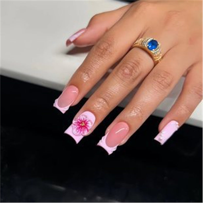 Artistic Press-On Nail Set with Premium Embellishments Kalsten