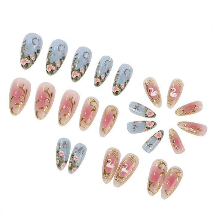 Elegant and playful artificial nails Kalsten