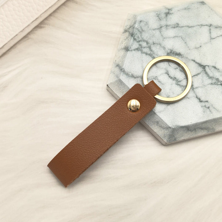 Unisex keychain with elegant artificial leather design Kalsten