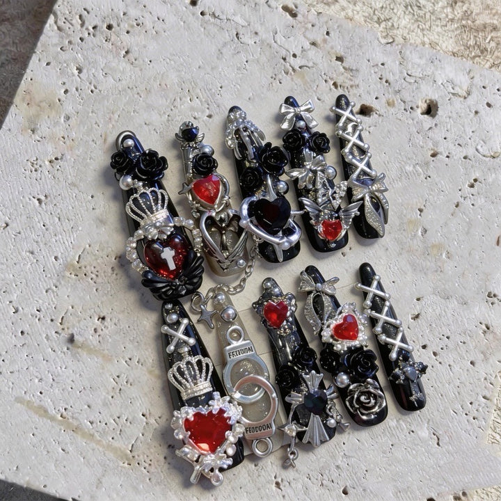 Gothic Decorative Nail Art Clusters