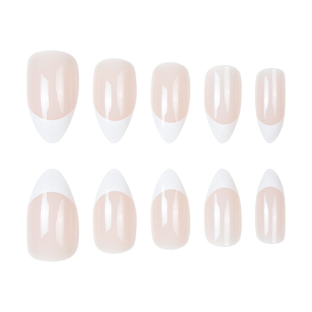 Elegant French Tip Stiletto Press-On Nails Kalsten 1789085334