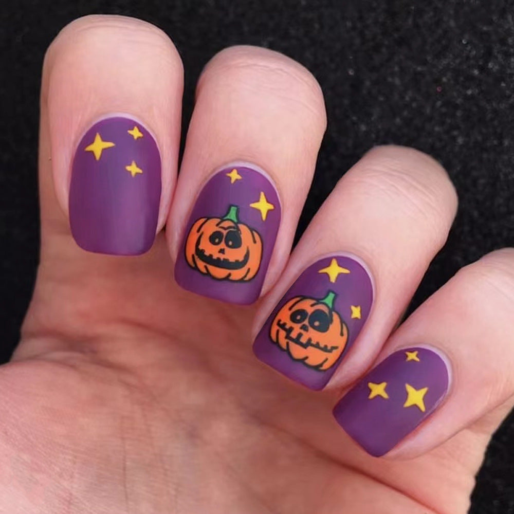 Halloween-Themed Decorative Press-On Nails Kalsten