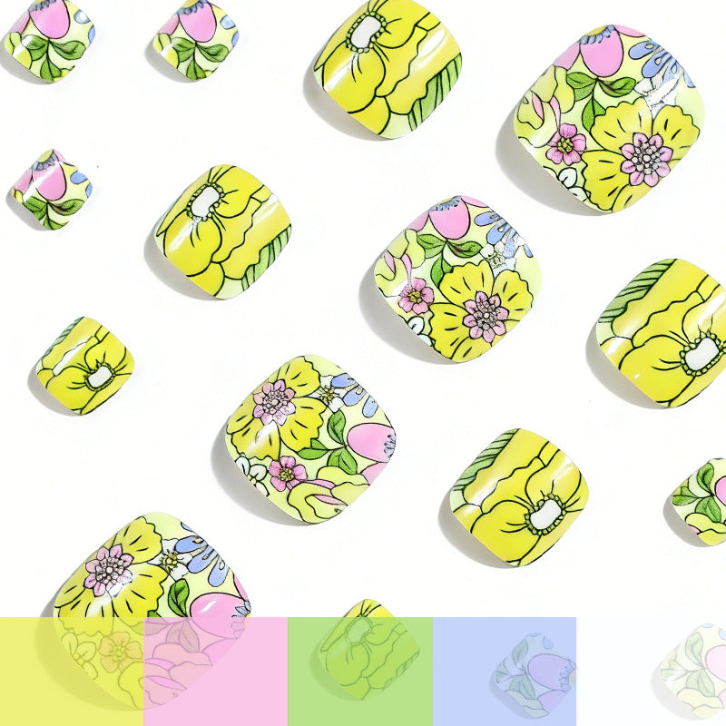 Decorative Floral Nail Art Kalsten