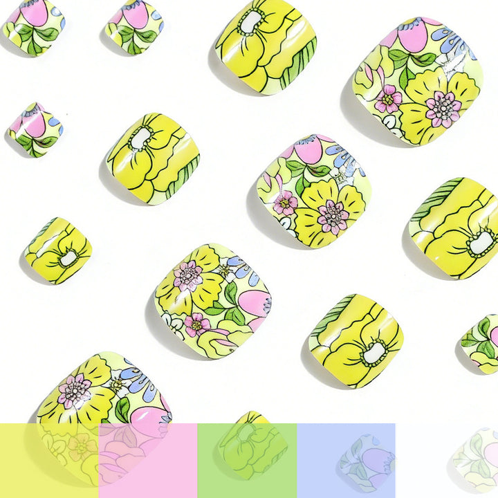 Decorative Floral Nail Art Kalsten