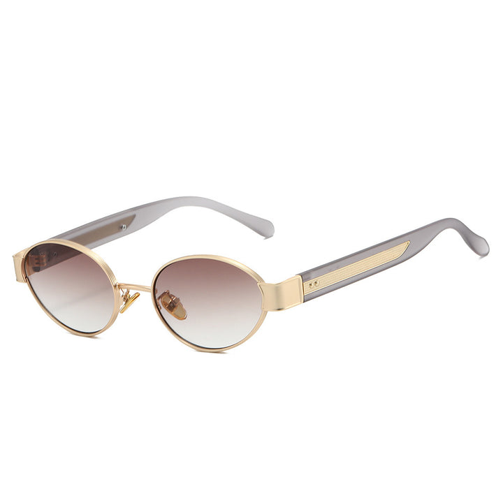 Women's sunglasses in a modern, oval frame with harmonious color play Kalsten