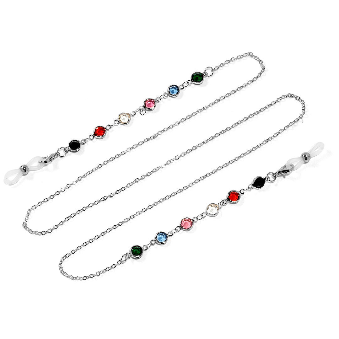 Stylish Decorative Gemstone Eyewear Chain Kalsten