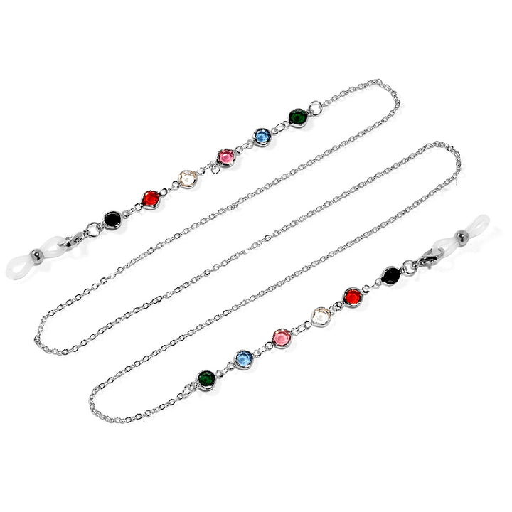 Stylish Decorative Gemstone Eyewear Chain Kalsten