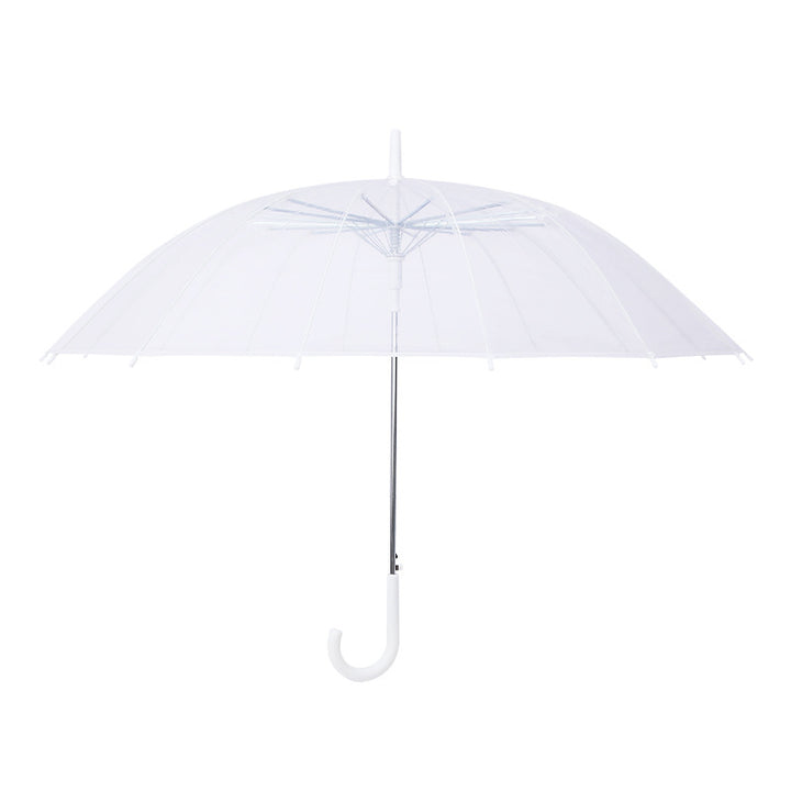 Women Transparent Design Folding Umbrella Kalsten