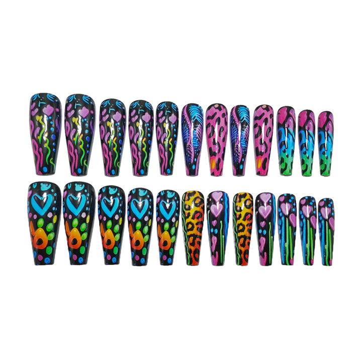 Trendy Neon Nail Art Kalsten