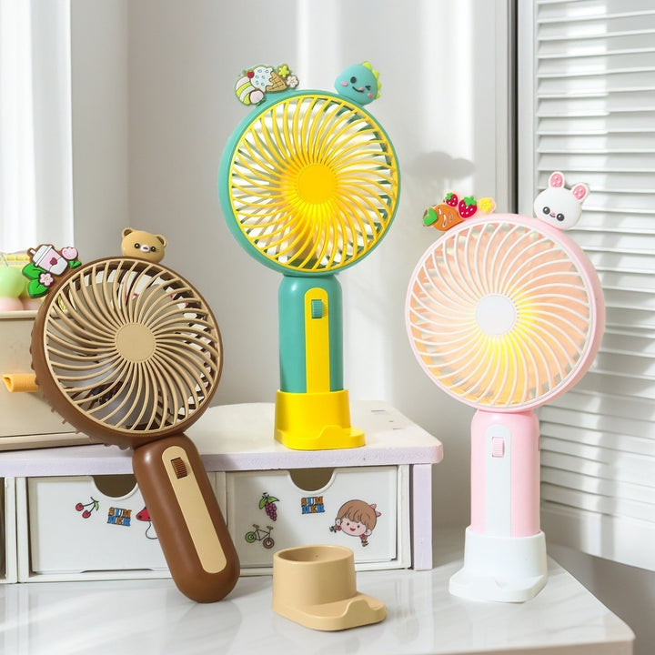 Women's Portable Hand Fan with Playful Animal Design Kalsten