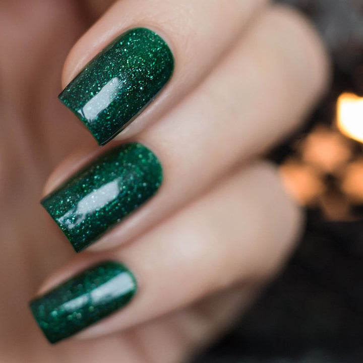 Glittering Press-On Nails Kalsten