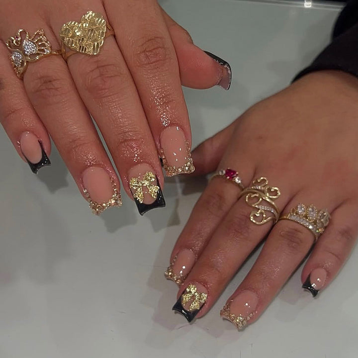 Artificial Nail Art Set with Glamorous Decorations Kalsten