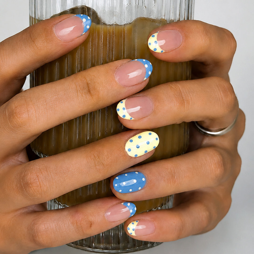 Fun Polka Dot Press-On Nail Set Kalsten