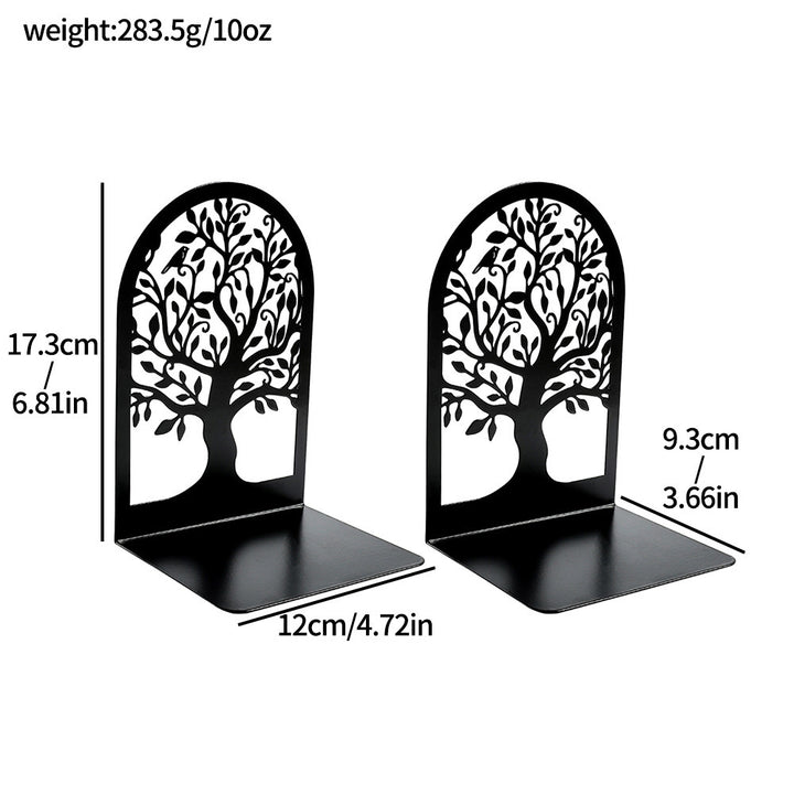 Artistic Tree Design Bookends
