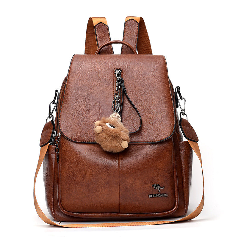 Stylish Multi-Function Leather Backpack Kalsten