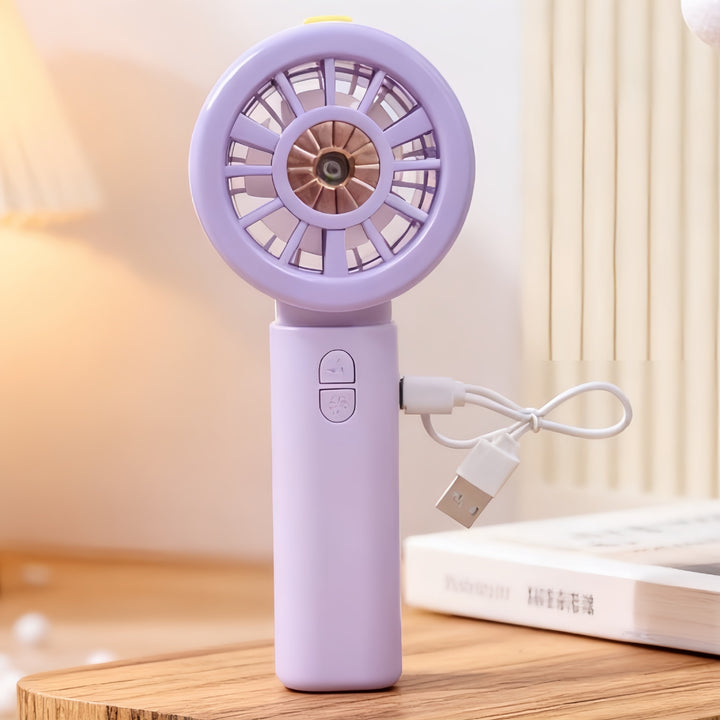 Women's Portable Mini Hand Fan with Spray Function Kalsten