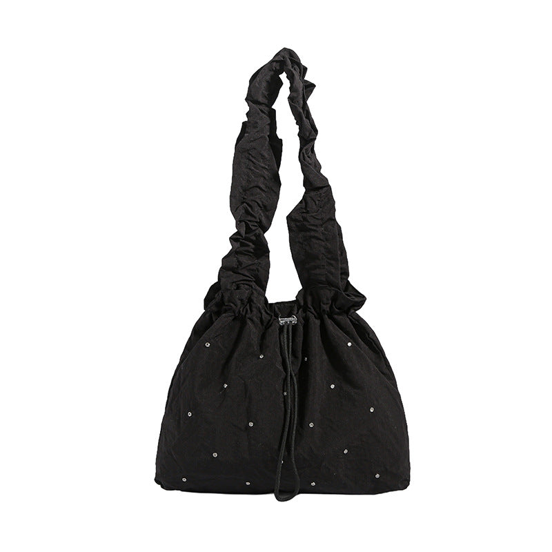 Elegant Gathered Slouchy Handbag