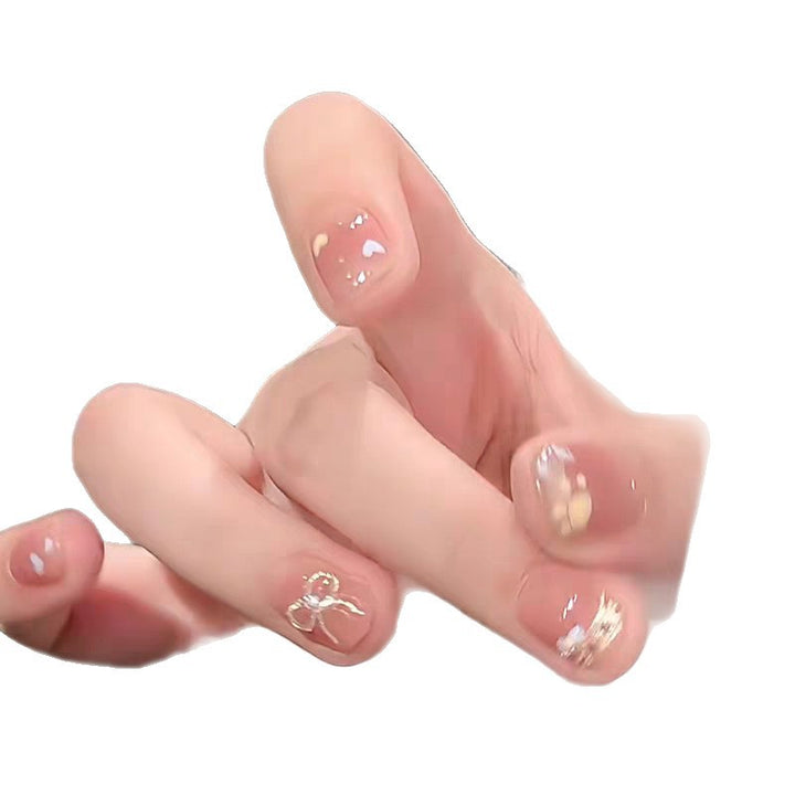 Elegant Stiletto Press-On Nails with Artistic Decor Kalsten