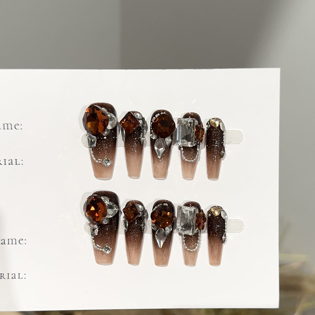 Decorative Press-On Nail Art Set