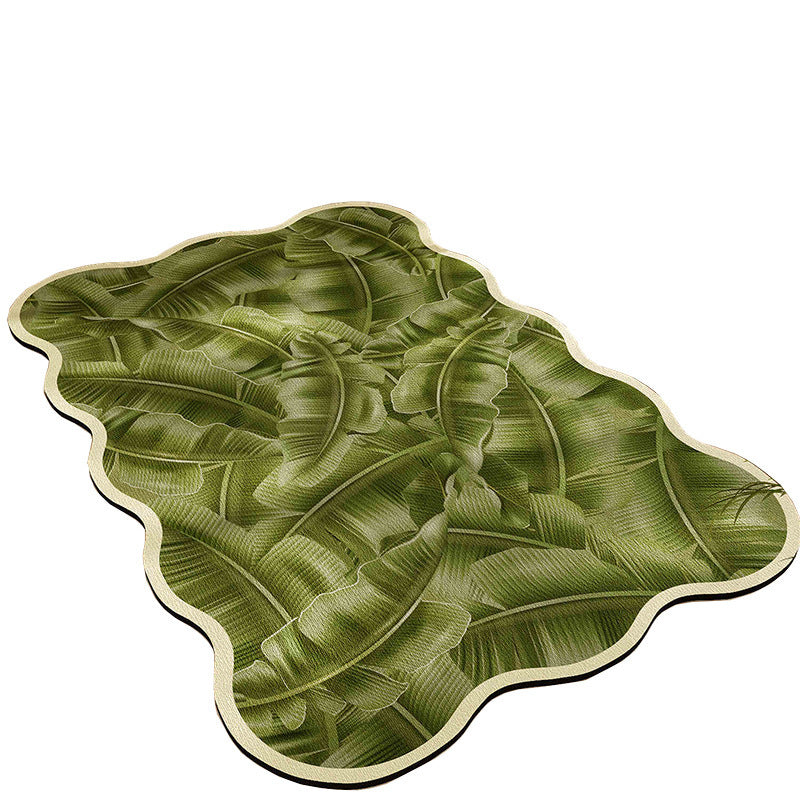 Floral Pattern Bath Mat Kalsten