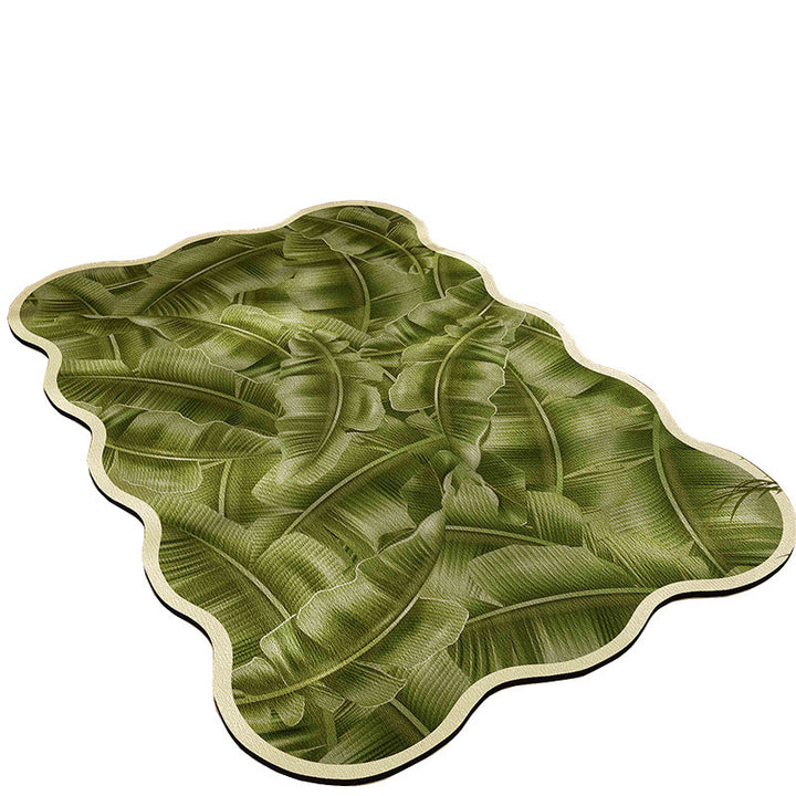 Floral Pattern Bath Mat Kalsten