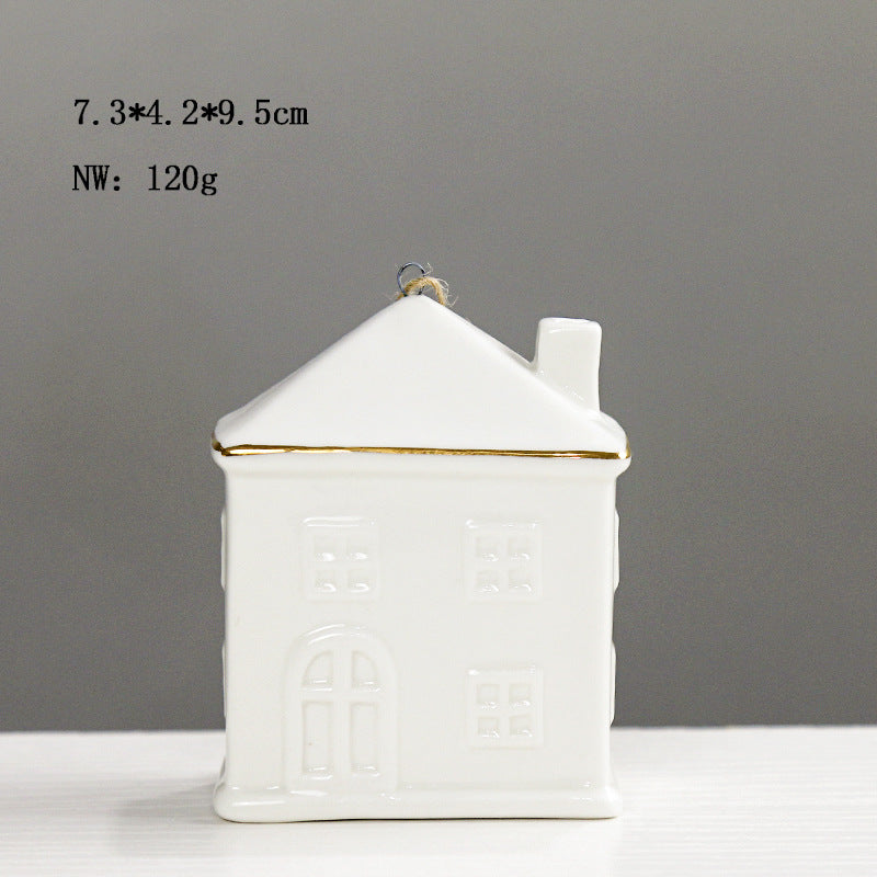 Decorative House-Shaped Ceramic Kalsten