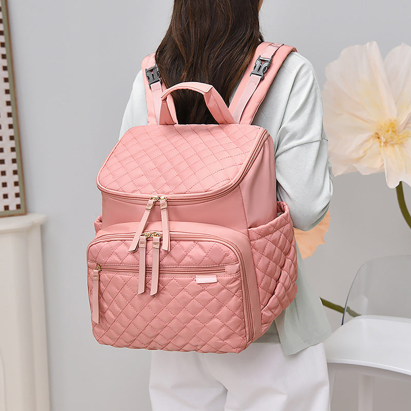 Quilted Multi-Functional Backpack Kalsten