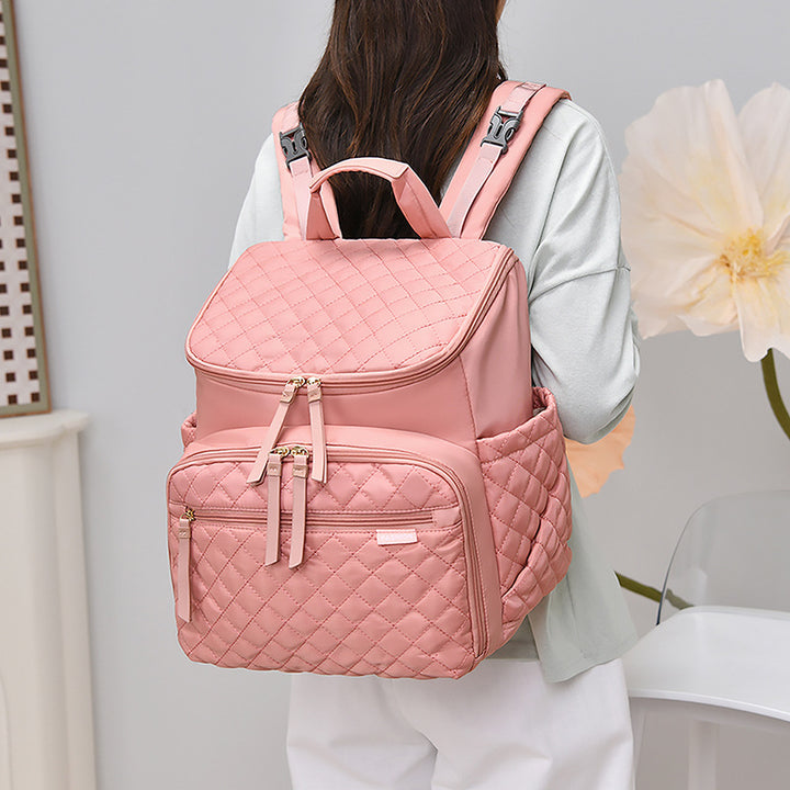 Quilted Multi-Functional Backpack Kalsten