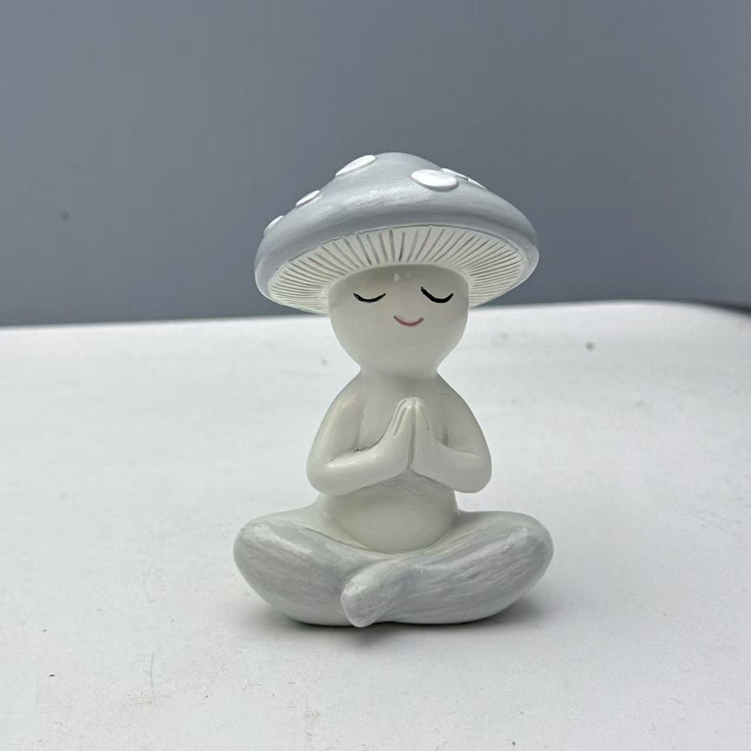 Decorative figure of a meditating mushroom Kalsten