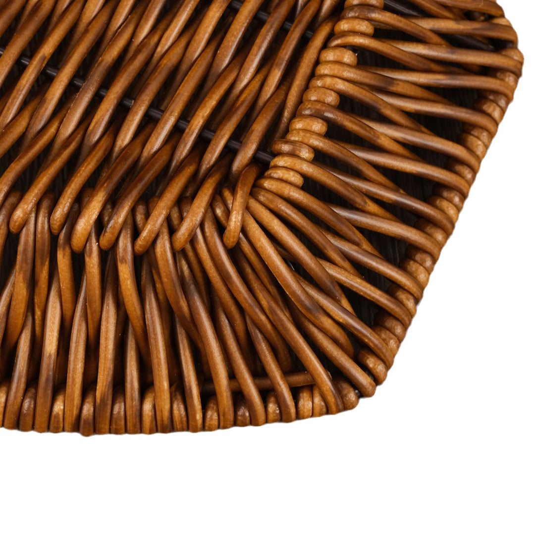 Rectangular Woven Storage Basket Kalsten