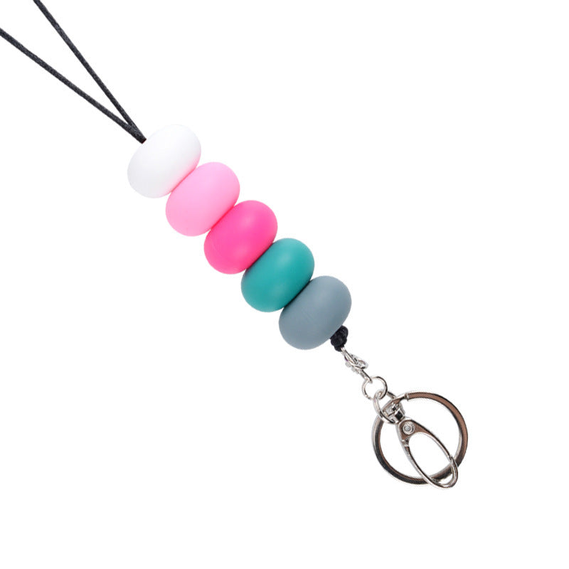 Colorful Beaded Keychain Holder Kalsten