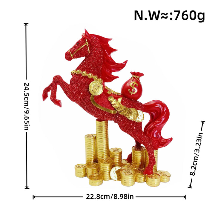 Decorative horse figurine Kalsten
