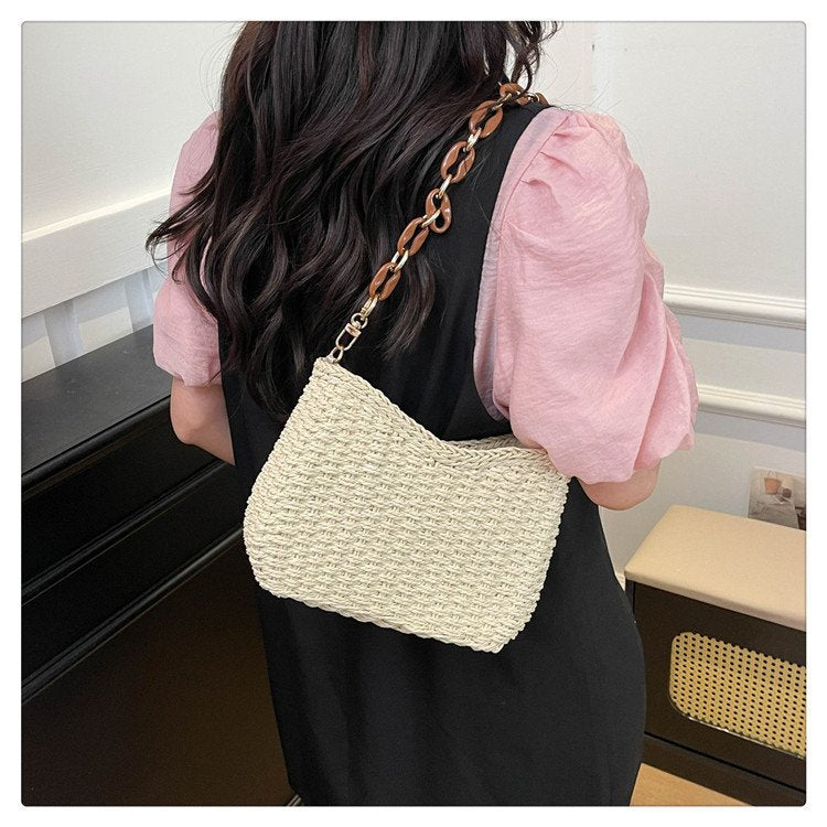 Fashionable Shoulder Bag Made of Braided Material Kalsten
