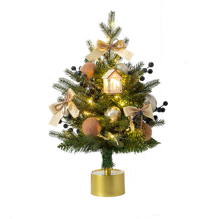Decorative Mini Christmas Tree with LED Lights