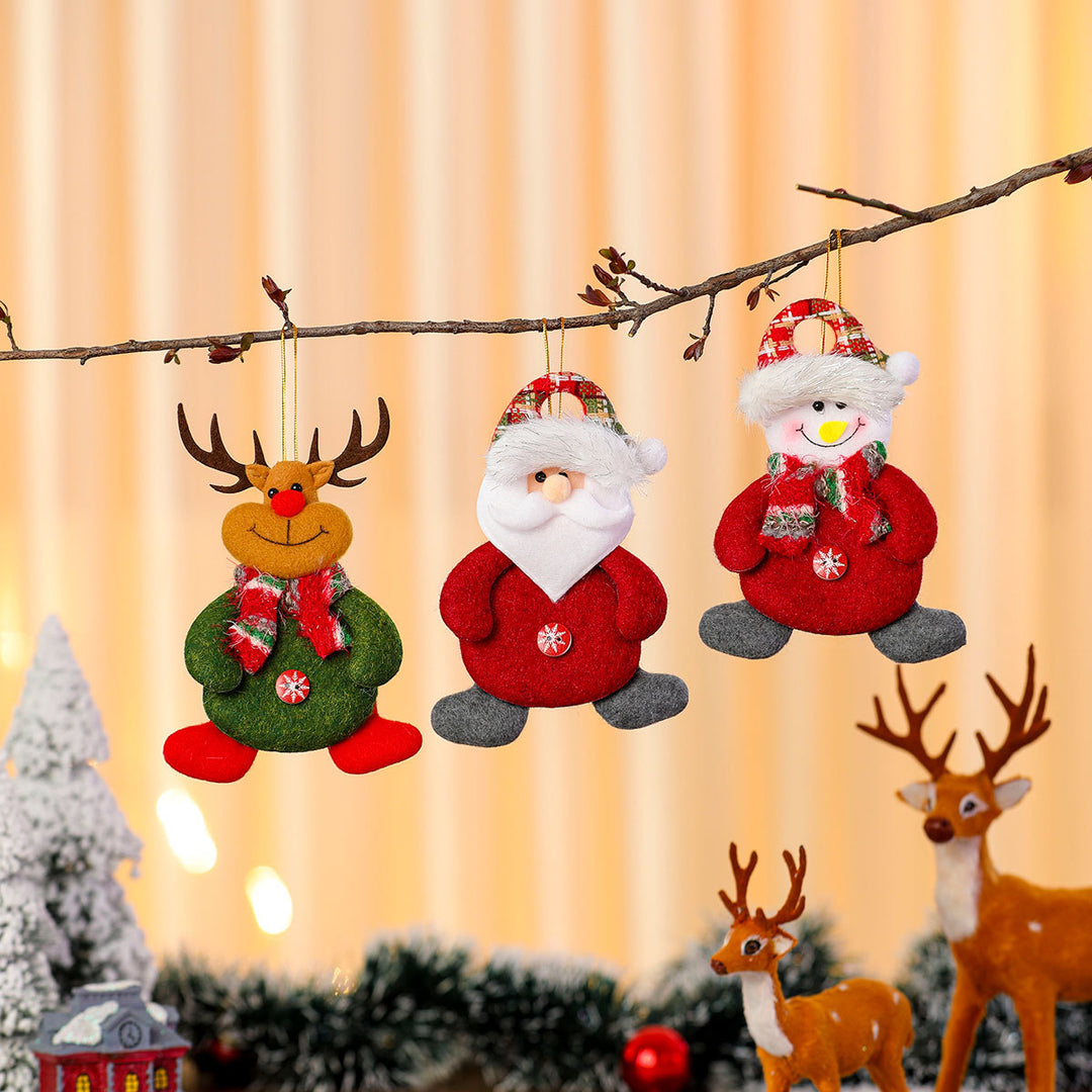 Decorative Plush Snowman Ornament Kalsten