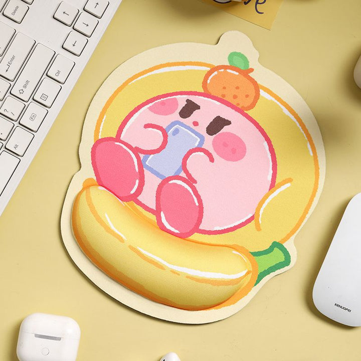 Cute Cartoon-Themed Gel Mouse Wrist Rest