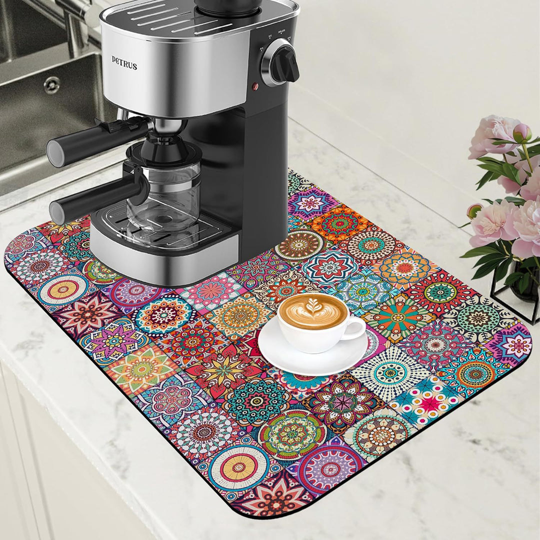Flower Motiv Kitchen Placemat