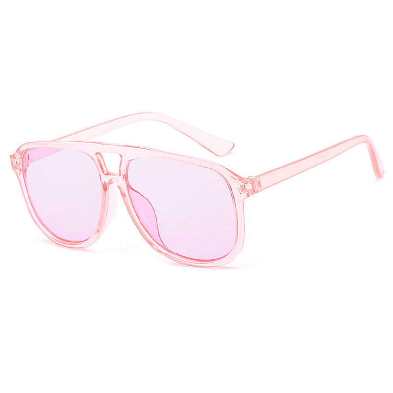 Women's fashionable sunglasses in transparent design with colored lenses Kalsten