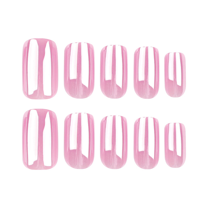 Artistic Nail Extensions with Shimmering Effect Kalsten