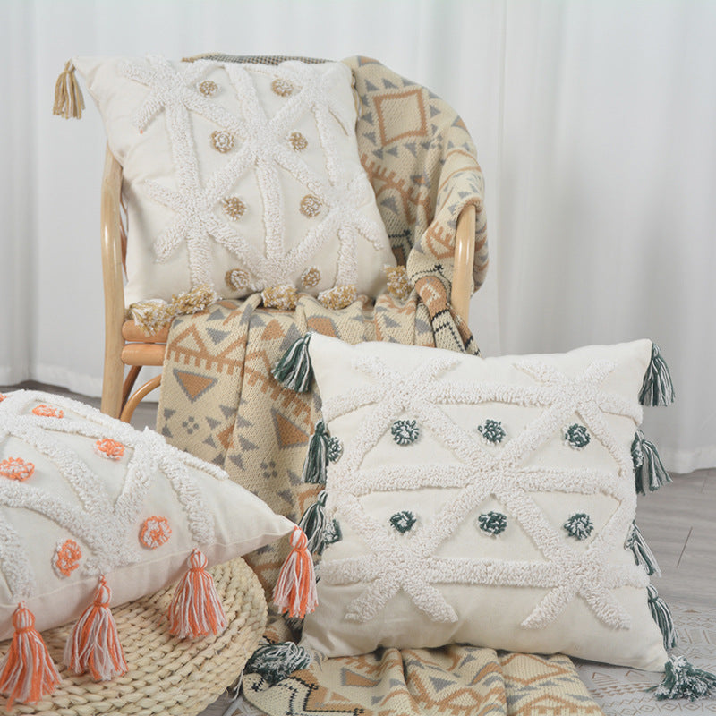 Decorative Geometric Throw Pillow