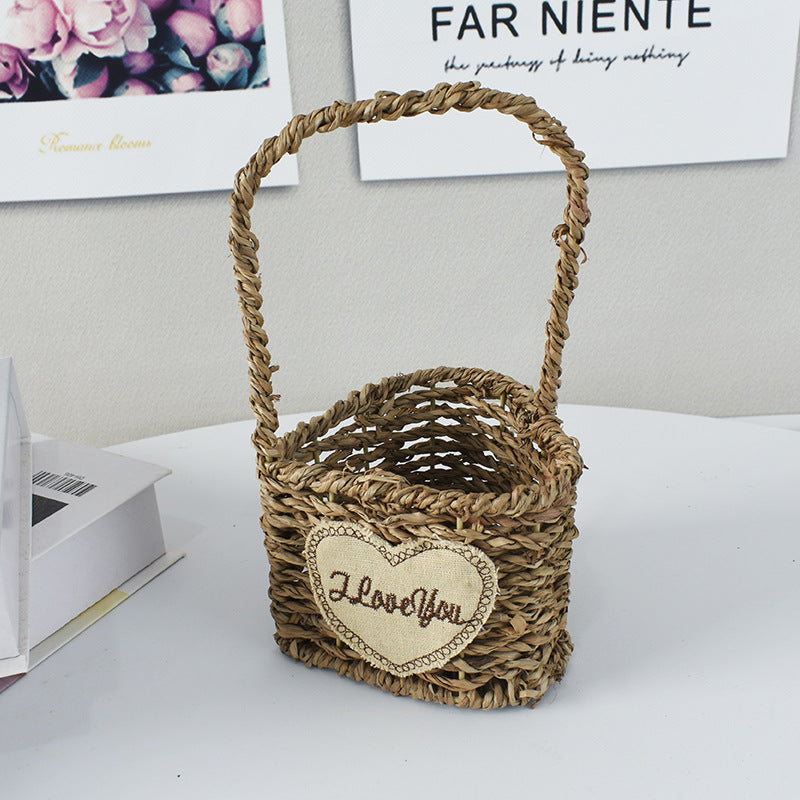 Handwoven Decorative Flower Basket Kalsten