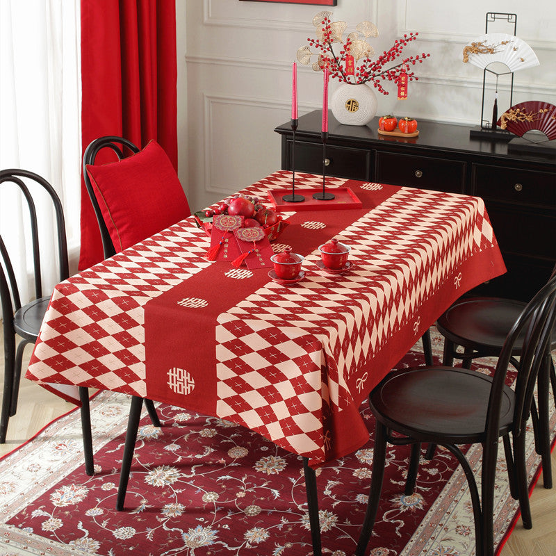 Checkered Dining Tablecloth