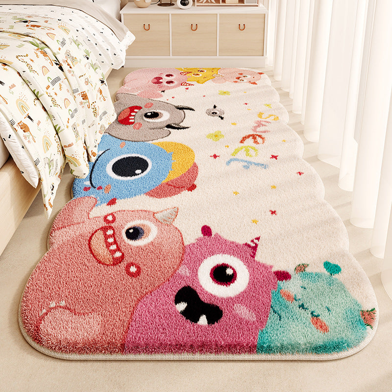 Children's Fun-Themed Plush Area Rug for Home