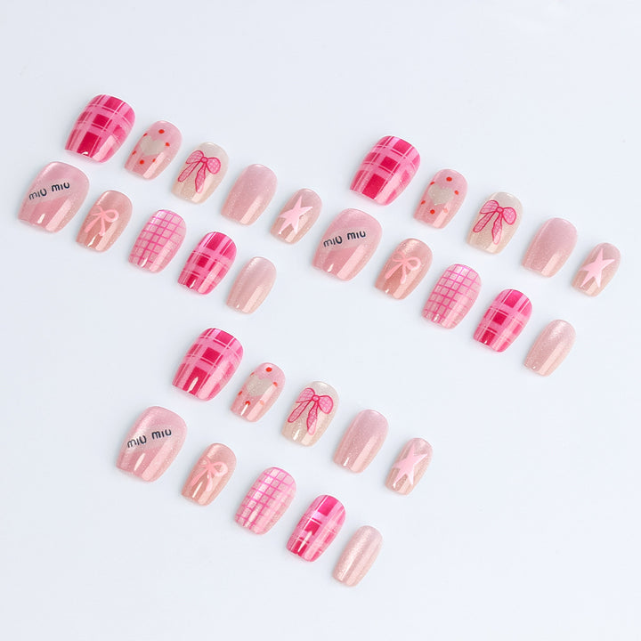 Decorative Press-On Nail Art Set Kalsten 1787542950