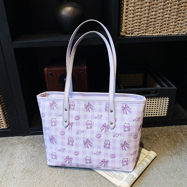 Chic Floral Patterned Tote Bag Kalsten
