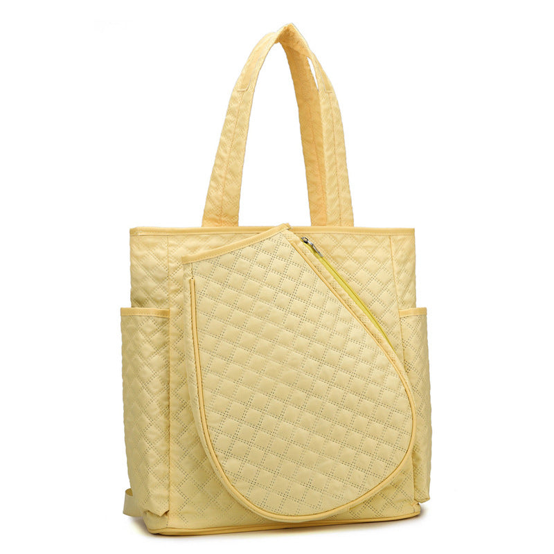 Quilted Multi-Pocket Tote Bag Kalsten