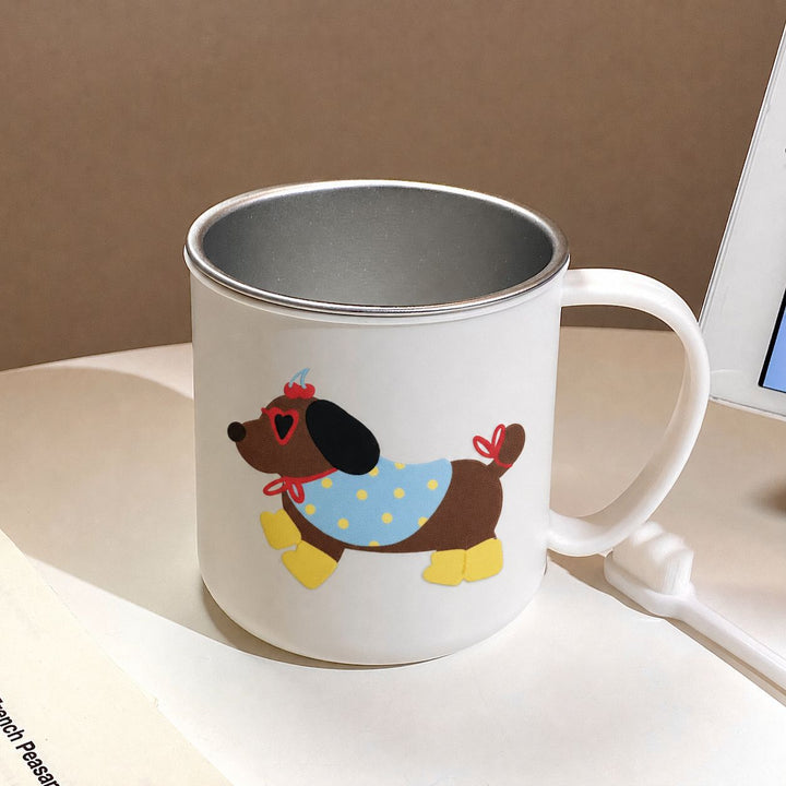 Ceramic mug with charming dog motif Kalsten