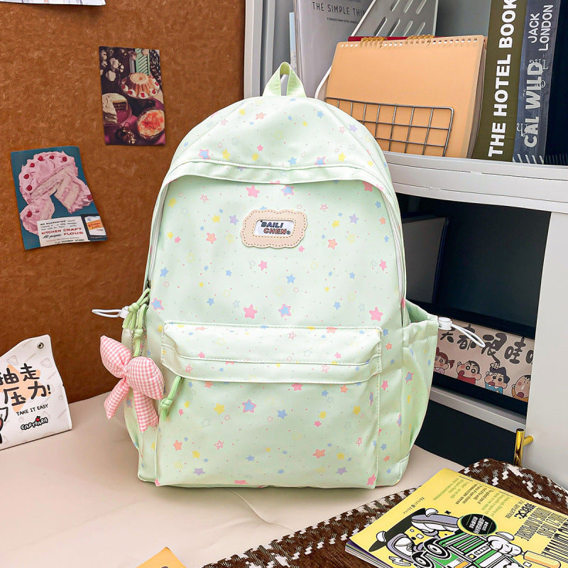 Fun Star Print Backpack