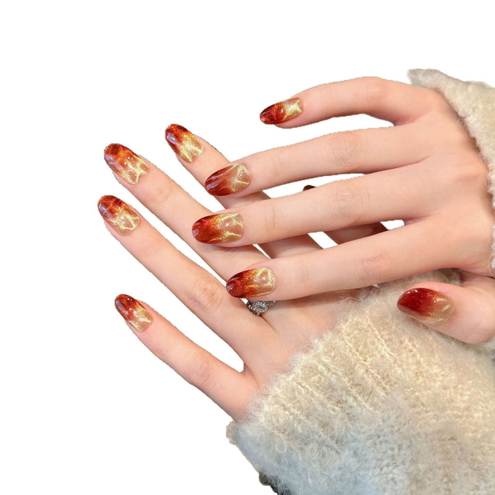 Artisanal Glittery Press-On Nail Set