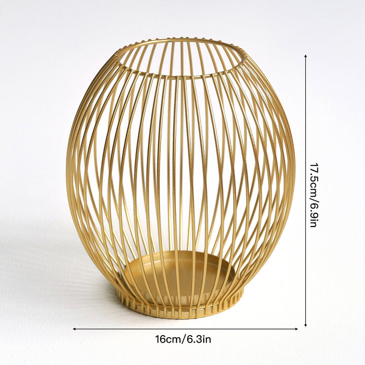 Decorative Metal Vase Kalsten